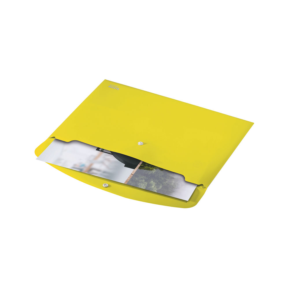 Leitz Recycle A4 Yellow Document Wallet (Pack of 10)