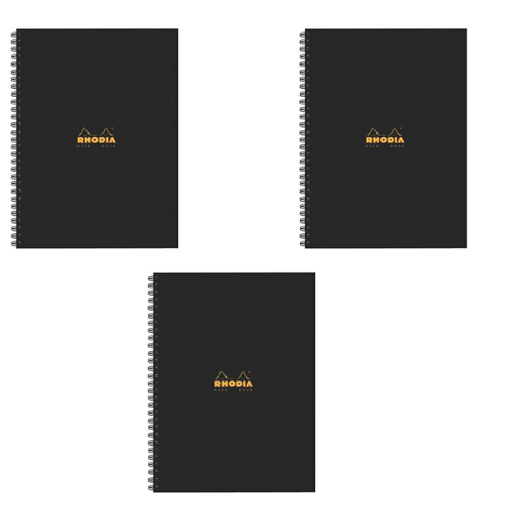 Rhodia Wire Bound A4 Hardback Business Book (Pack of 3)