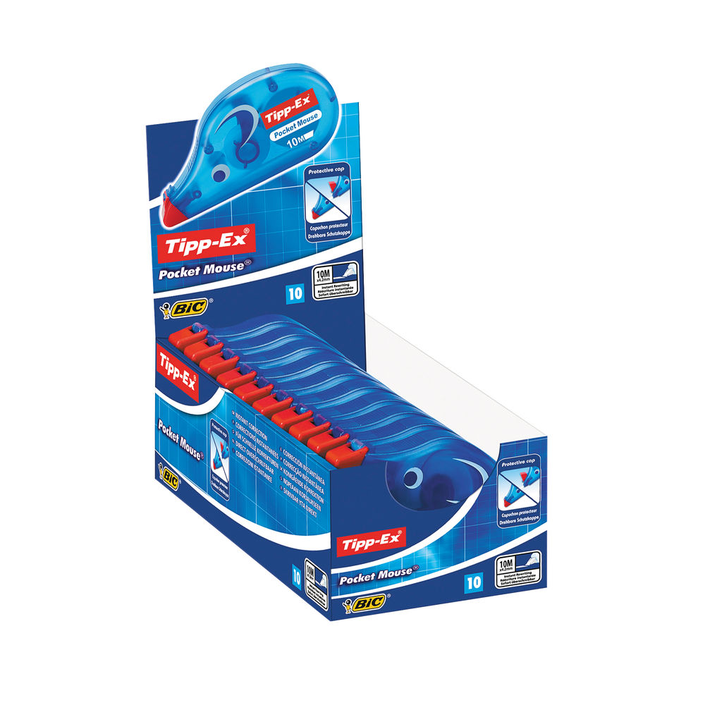 Tipp-Ex Pocket Mouse Correction Rollers (Pack of 10)