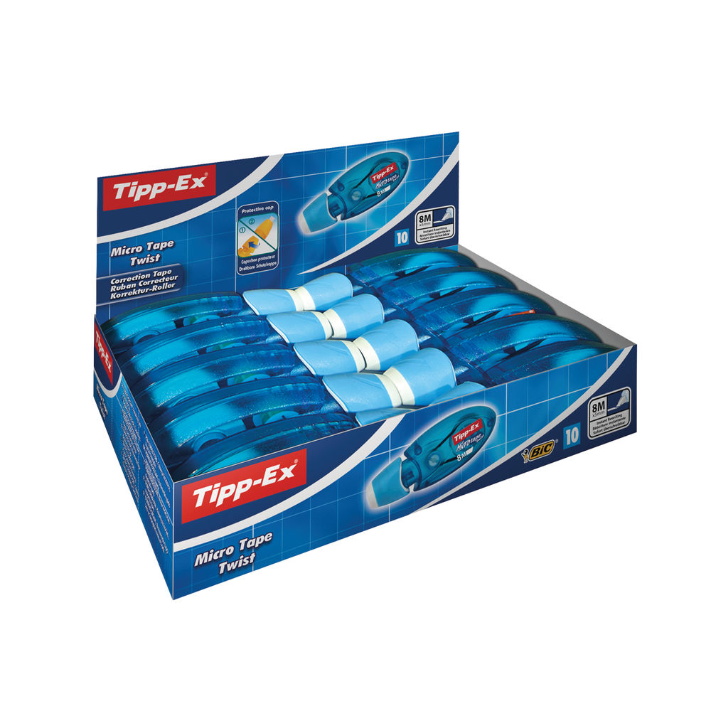 Tipp-Ex Micro Tape Twist Correction Tape (Pack of 10)