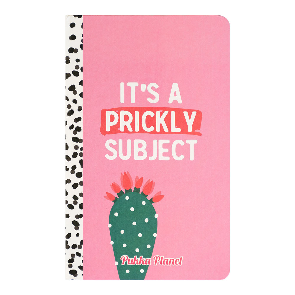 Pukka Planet Soft Cover Notebook It's a Prickly Subject 9764-SPP