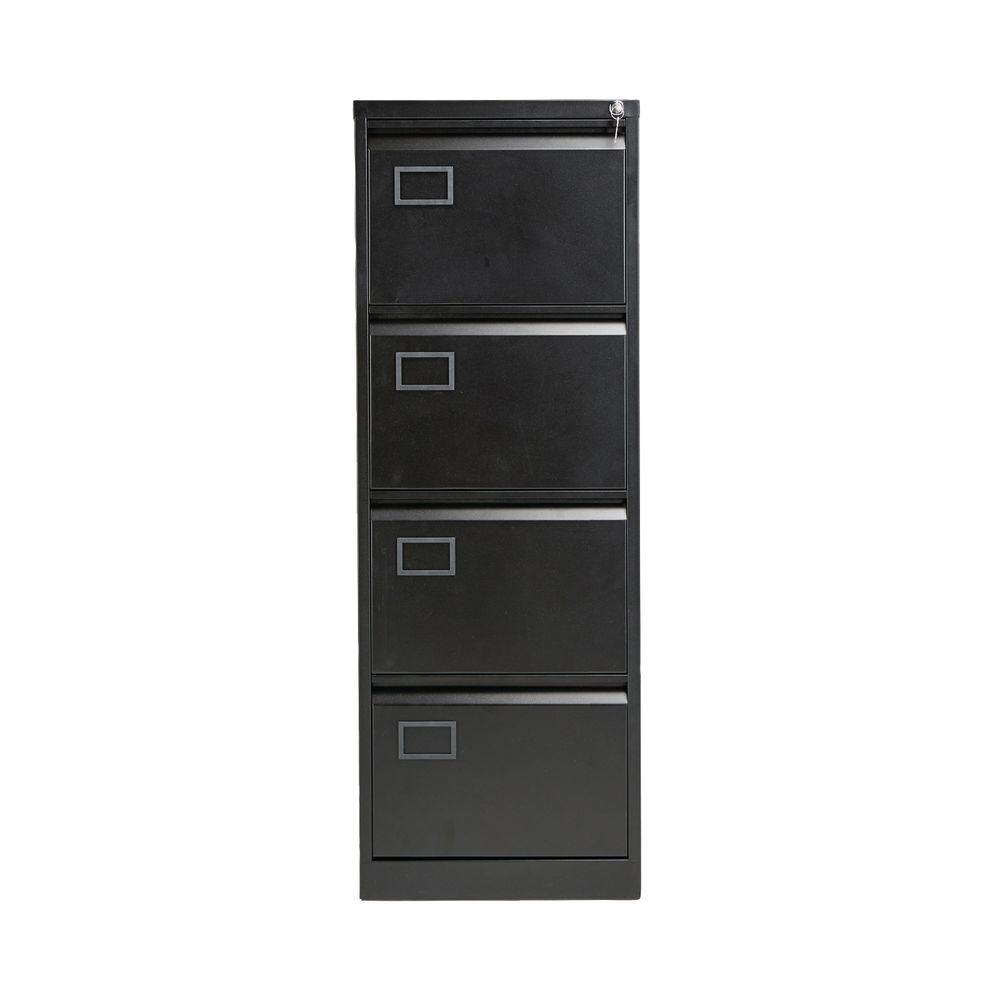 Jemini H1321mm Black 4 Drawer Filing Cabinet