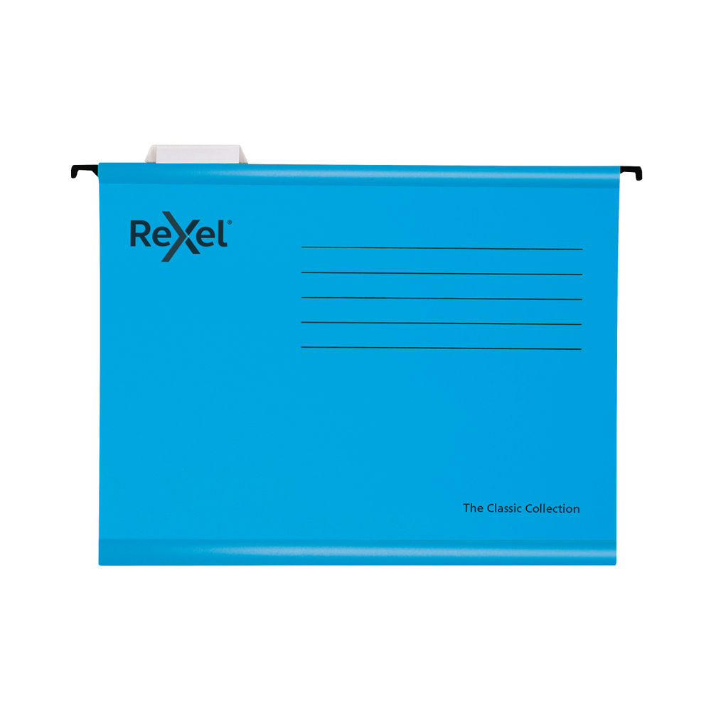 Rexel Blue A4 Classic Suspension Files (Pack of 25)