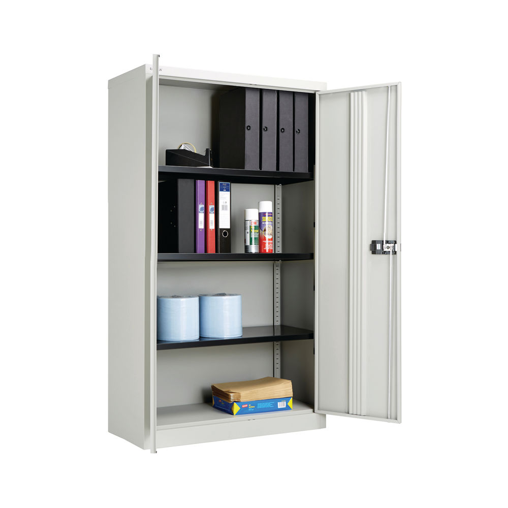 Jemini 1806mm Grey 2 Door Storage Cupboard - SCP722A3-V7