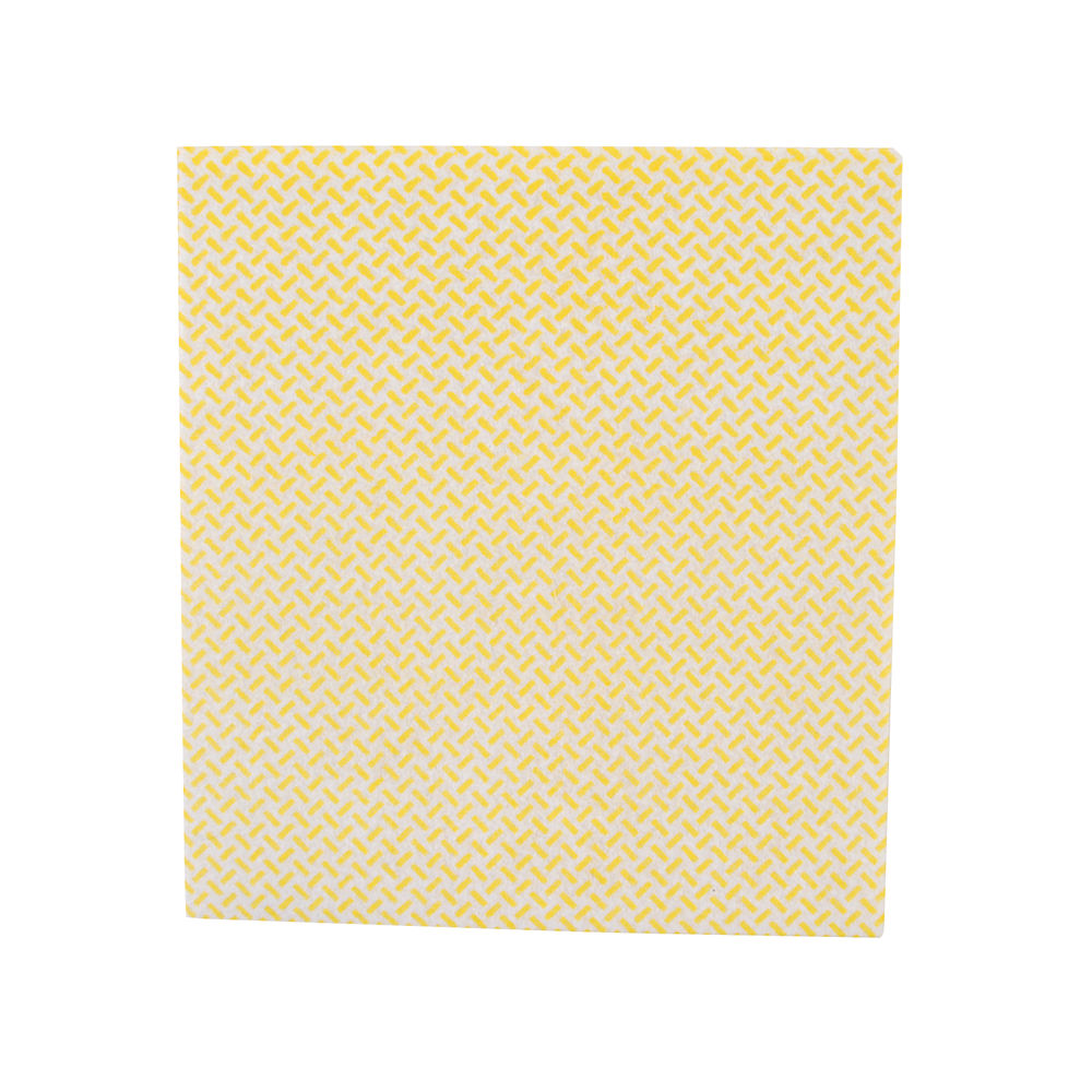 2Work Heavy Duty Non-woven Cloth 380x400mm Yellow (Pack of 5) 2W08163