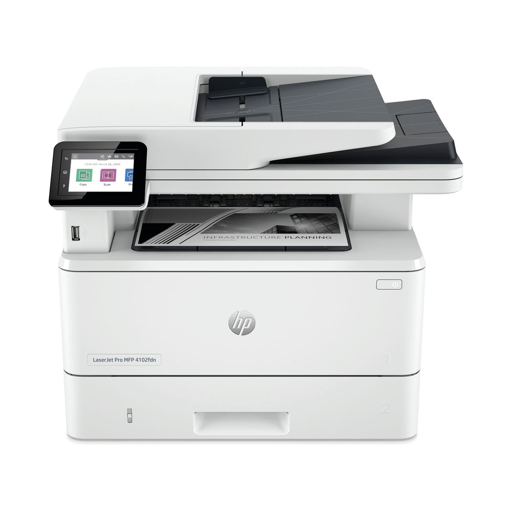HP LaserJet Pro 4102fdn A4 4-in-1 Mono Laser Printer 2Z623F#ABU