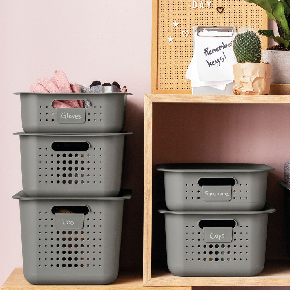 SmartStore 15 Recycled 10L Anthracite Grey Basket - 3186785