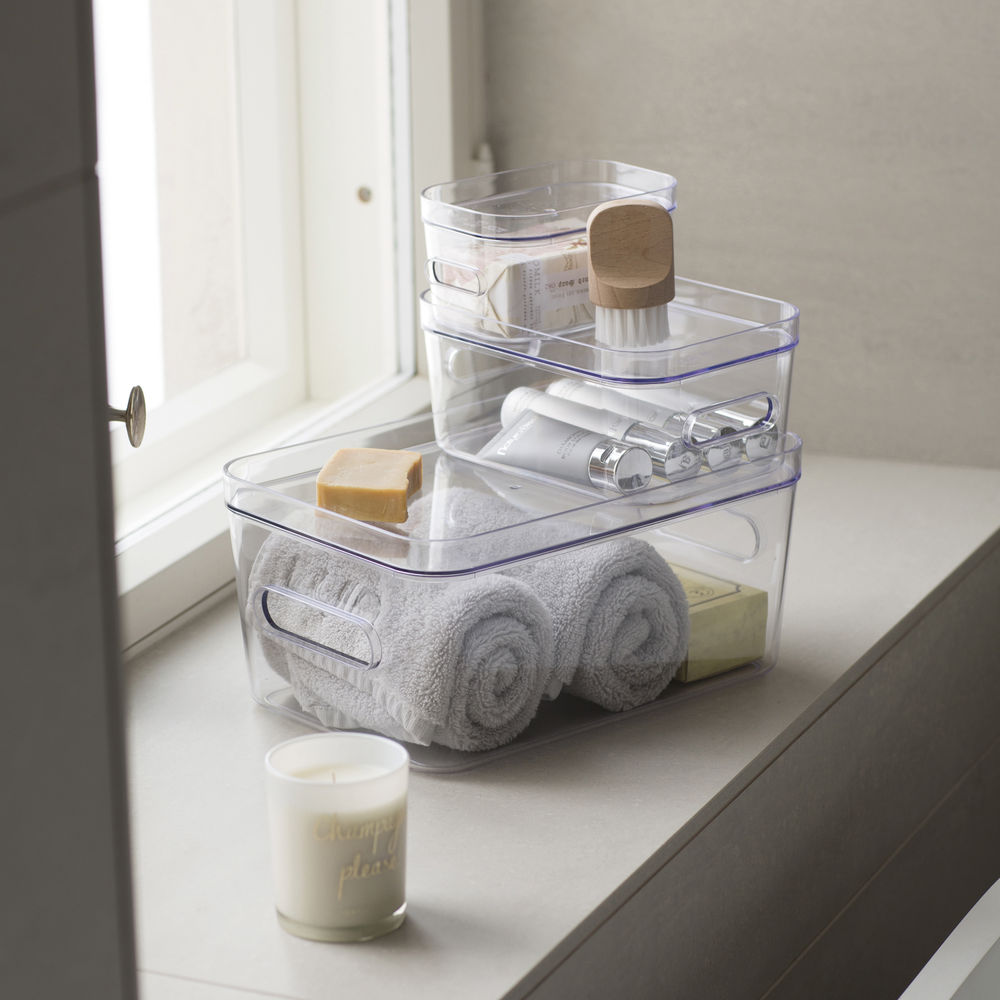 SmartStore 1.5L Clear Small Compact Storage Box