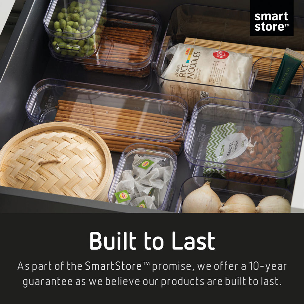 SmartStore 15.4L Clear Large Compact Storage Box