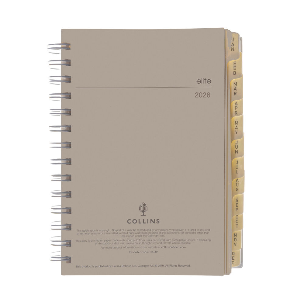 Collins Elite Compact Day Per Page Refill 2026 1140R-99.26
