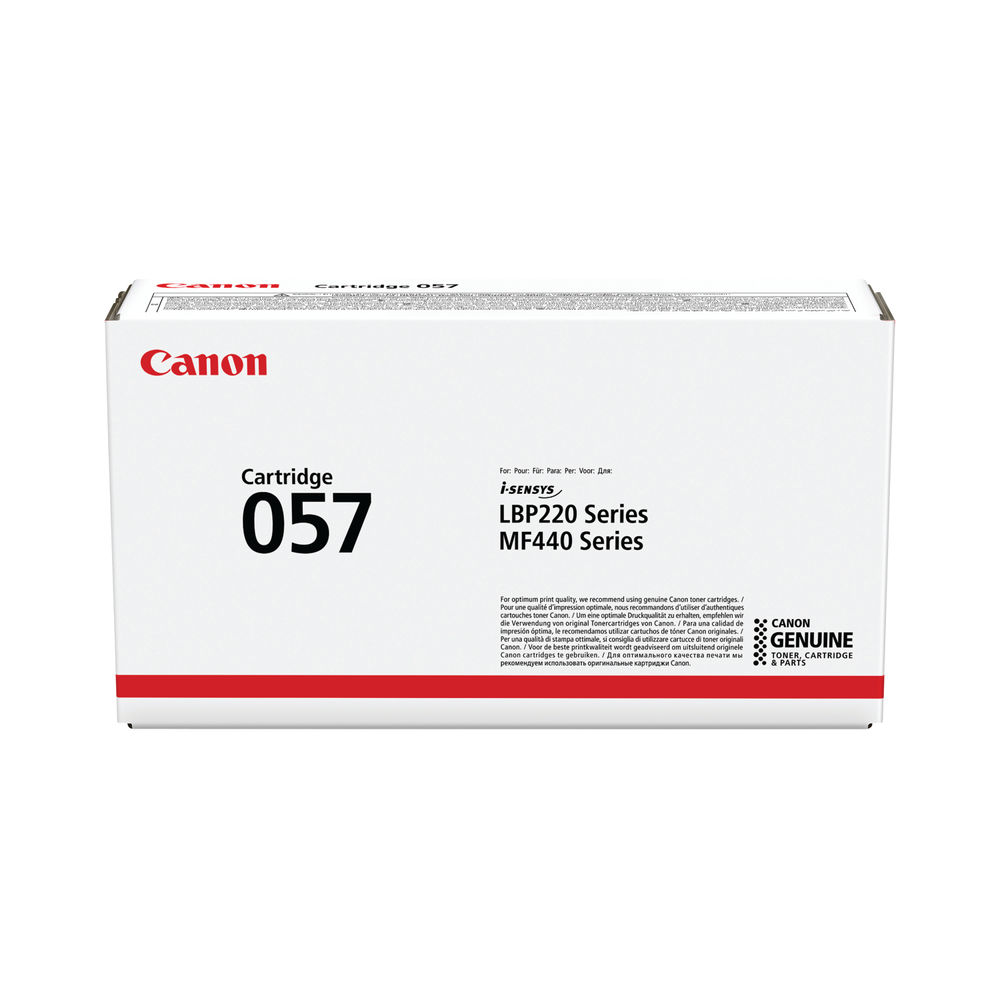 Canon 057 Black Toner Cartridge - 3009C002