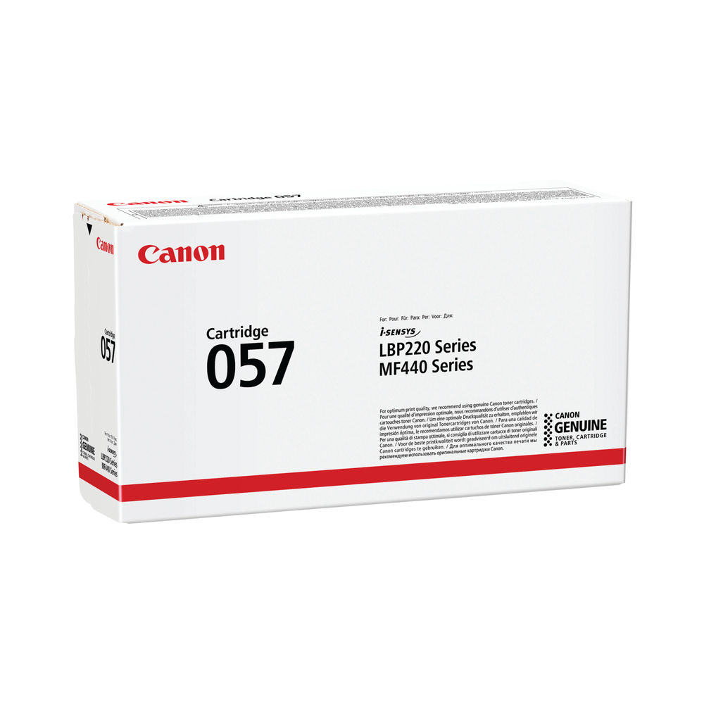 Canon 057 Black Toner Cartridge - 3009C002