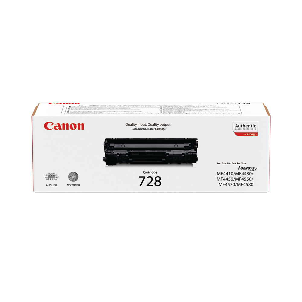 Canon 728 Black Toner Cartridge - 3500B002