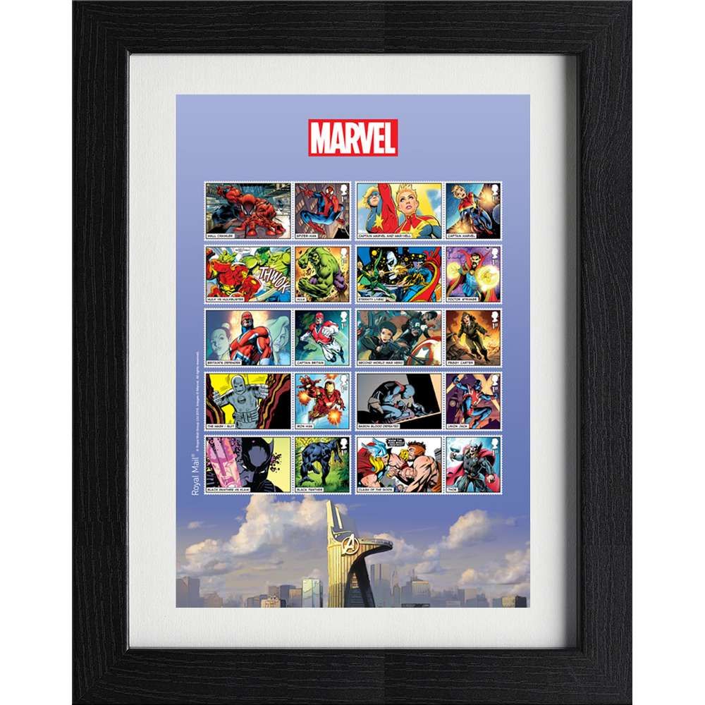 Marvel Framed Collector Sheet