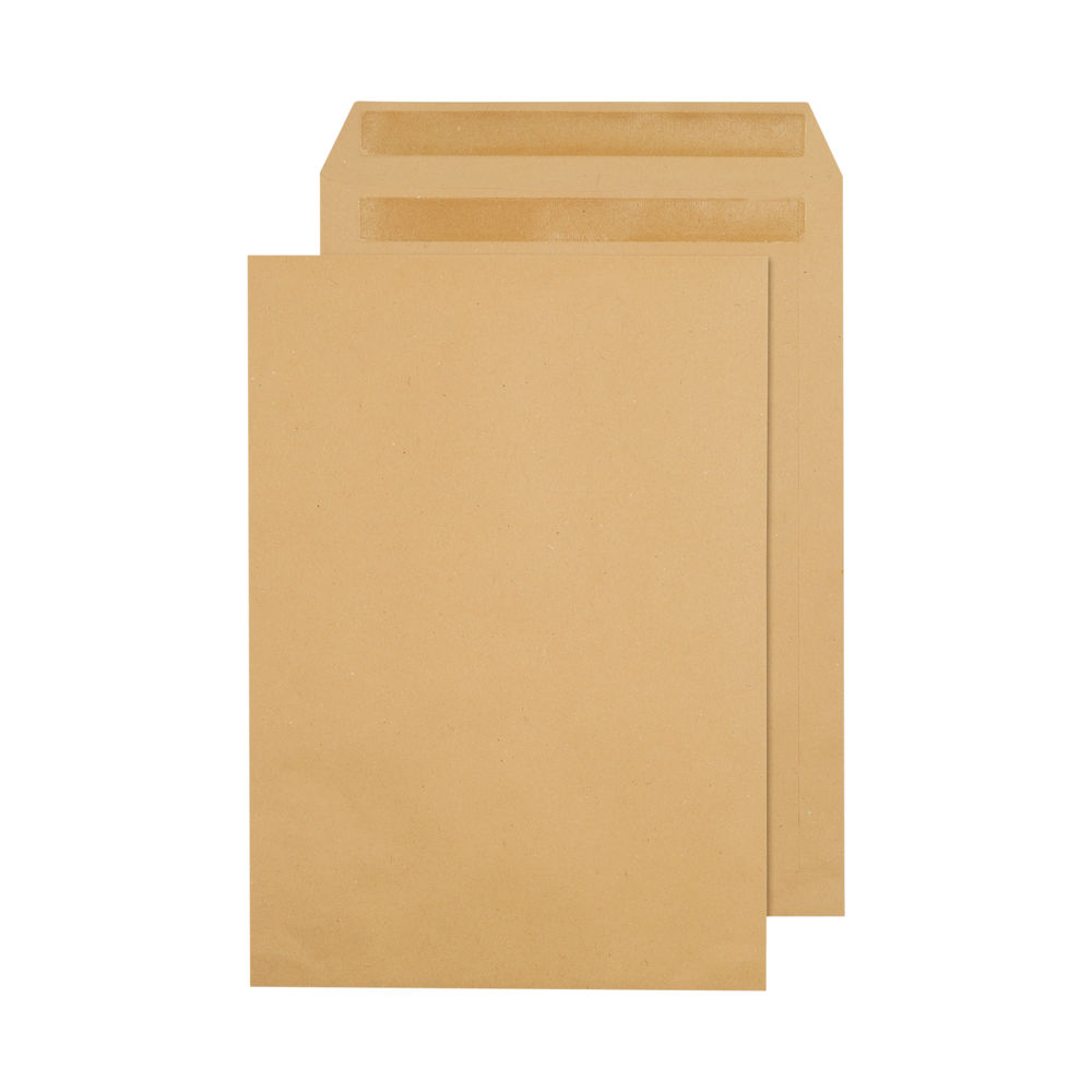 Q-Connect C4 Envelopes Pocket Self Seal 80gsm Manilla (Pack of 250) 3470