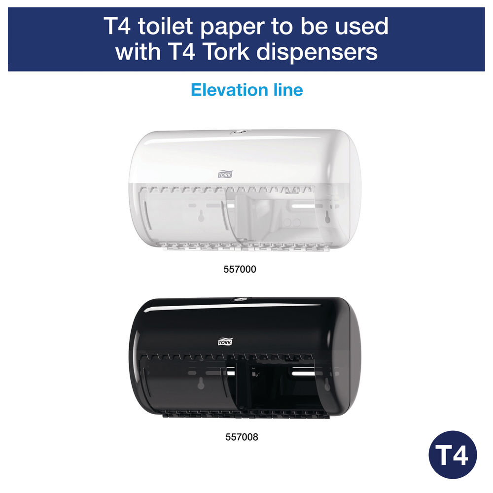 Tork White 2-Ply Conventional Toilet Roll (Pack of 36)