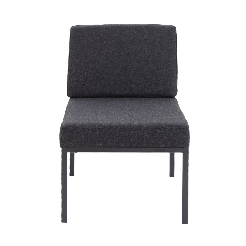 Jemini Charcoal Reception Chair