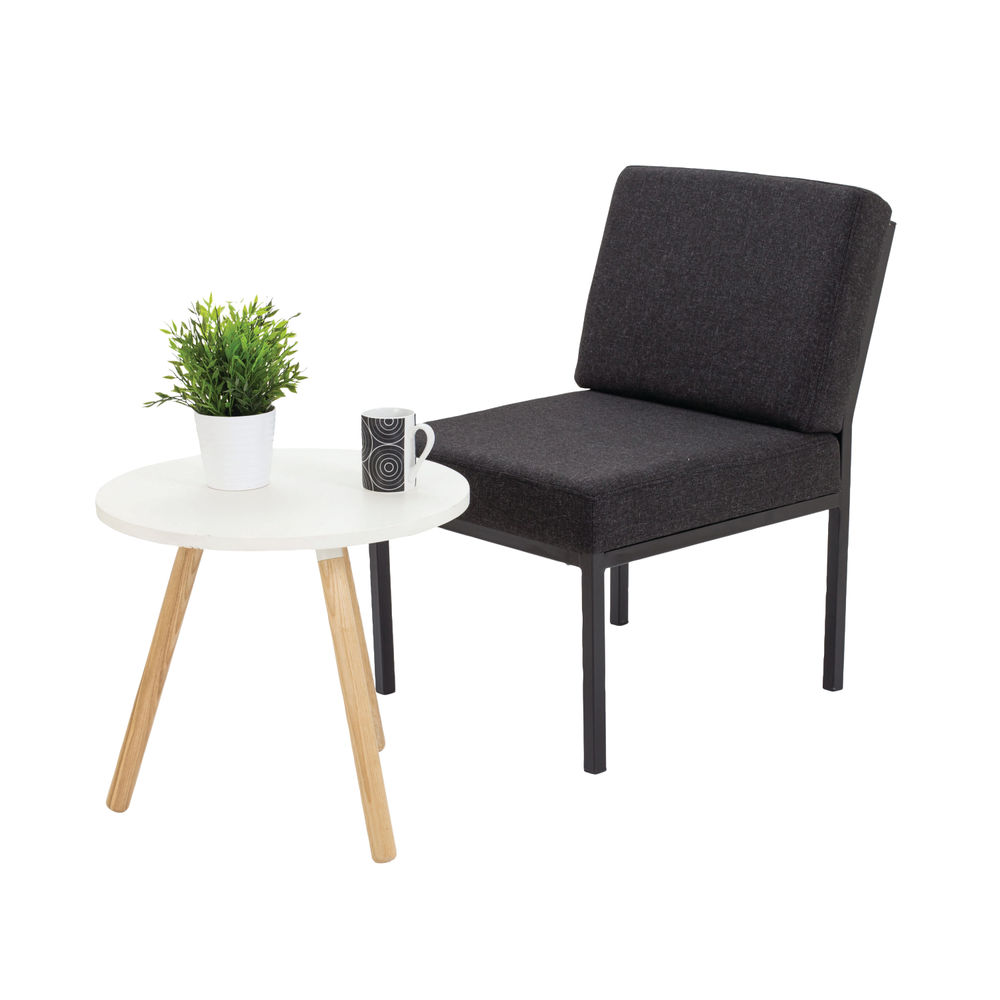 Jemini Charcoal Reception Chair