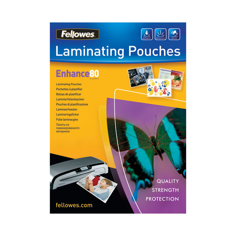 Fellowes A3 Laminating Pouch 80 Micron (Pack of 100)