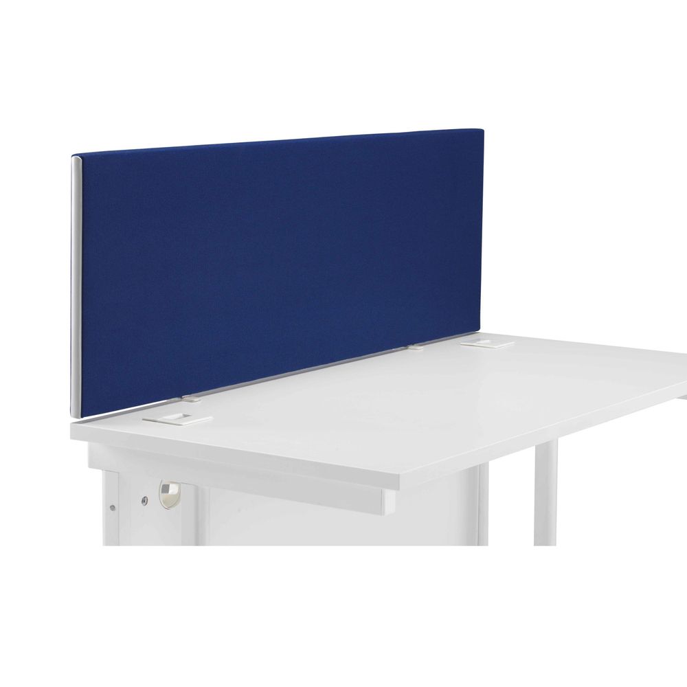 Jemini Desk Mounted Screen 1190x27x390mm Royal Blue KF70002