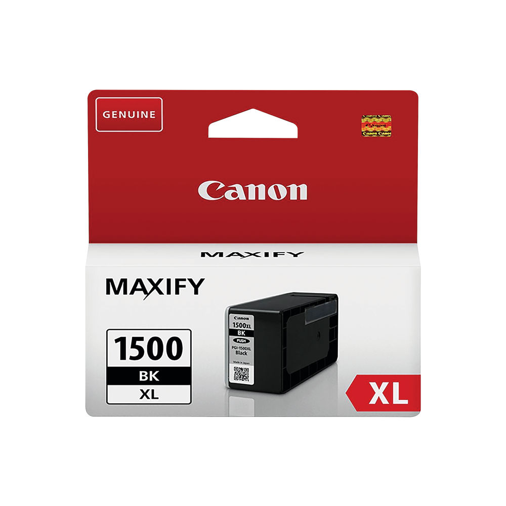 Canon 1500XL Black High Yield Ink Cartridge - 9182B001