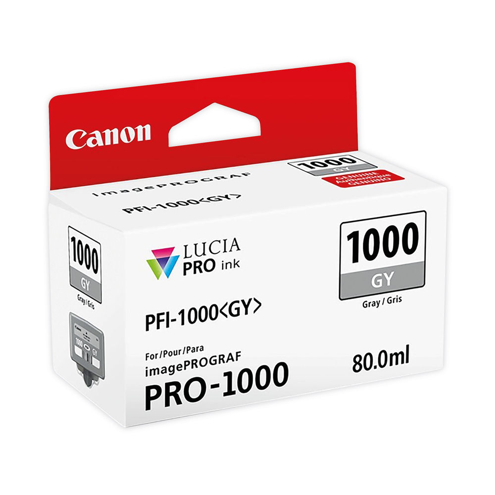 Canon PFI-1000GY Grey Ink Cartridge - 0552C001