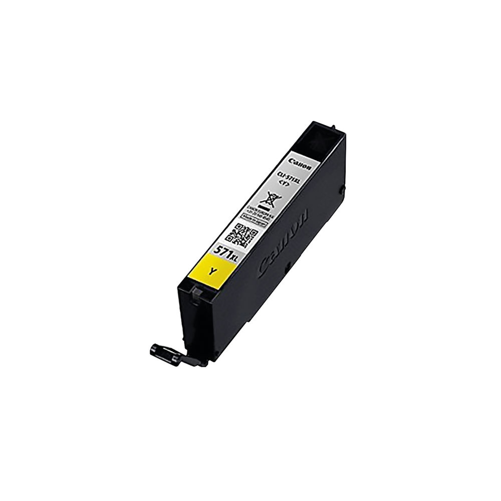 Canon CLI-571XL Yellow High Capacity Ink Cartridge - 0334C001