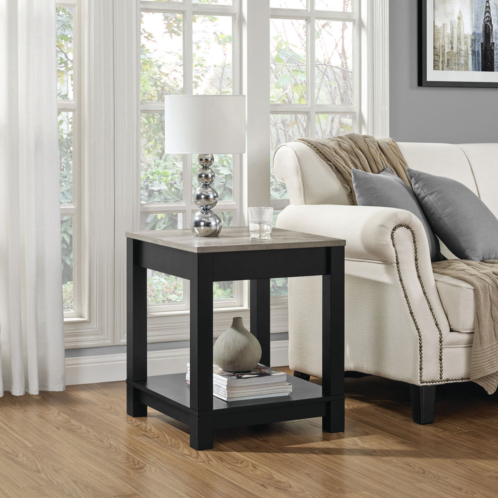 Carver End Table Black