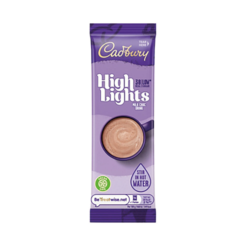 Cadbury Highlights Instant Hot Chocolate Drink Sachet 11g (Pack of 30) 131129