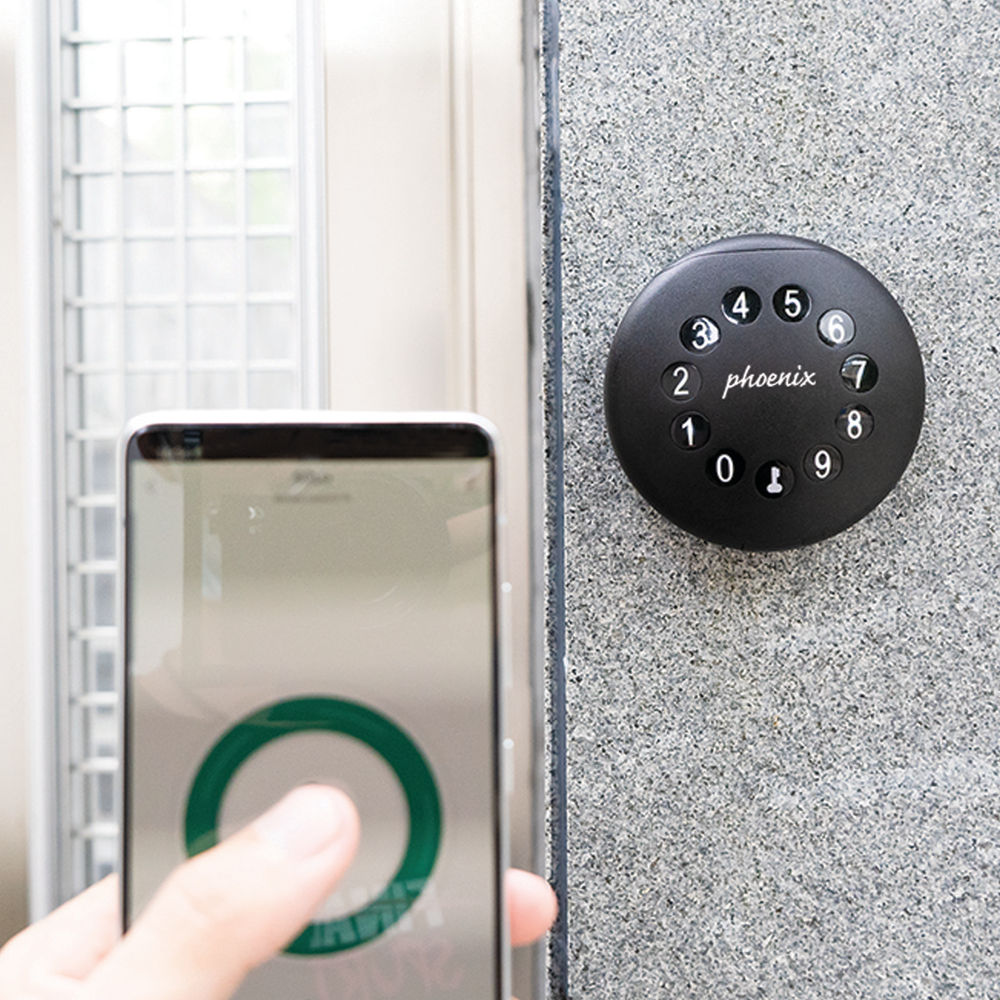Phoenix Palm Smart Black Key Safe KS0211E
