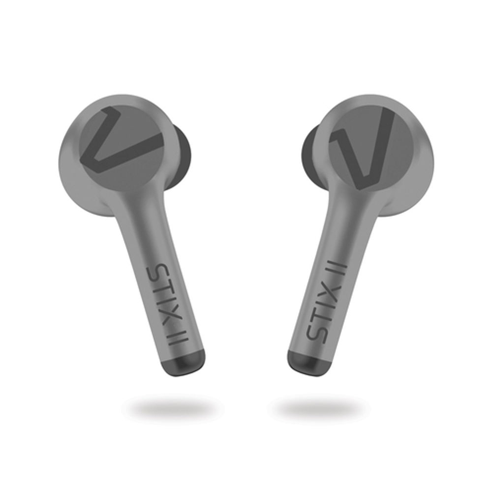 Veho STIX II True Wireless Earphones Platinum Grey