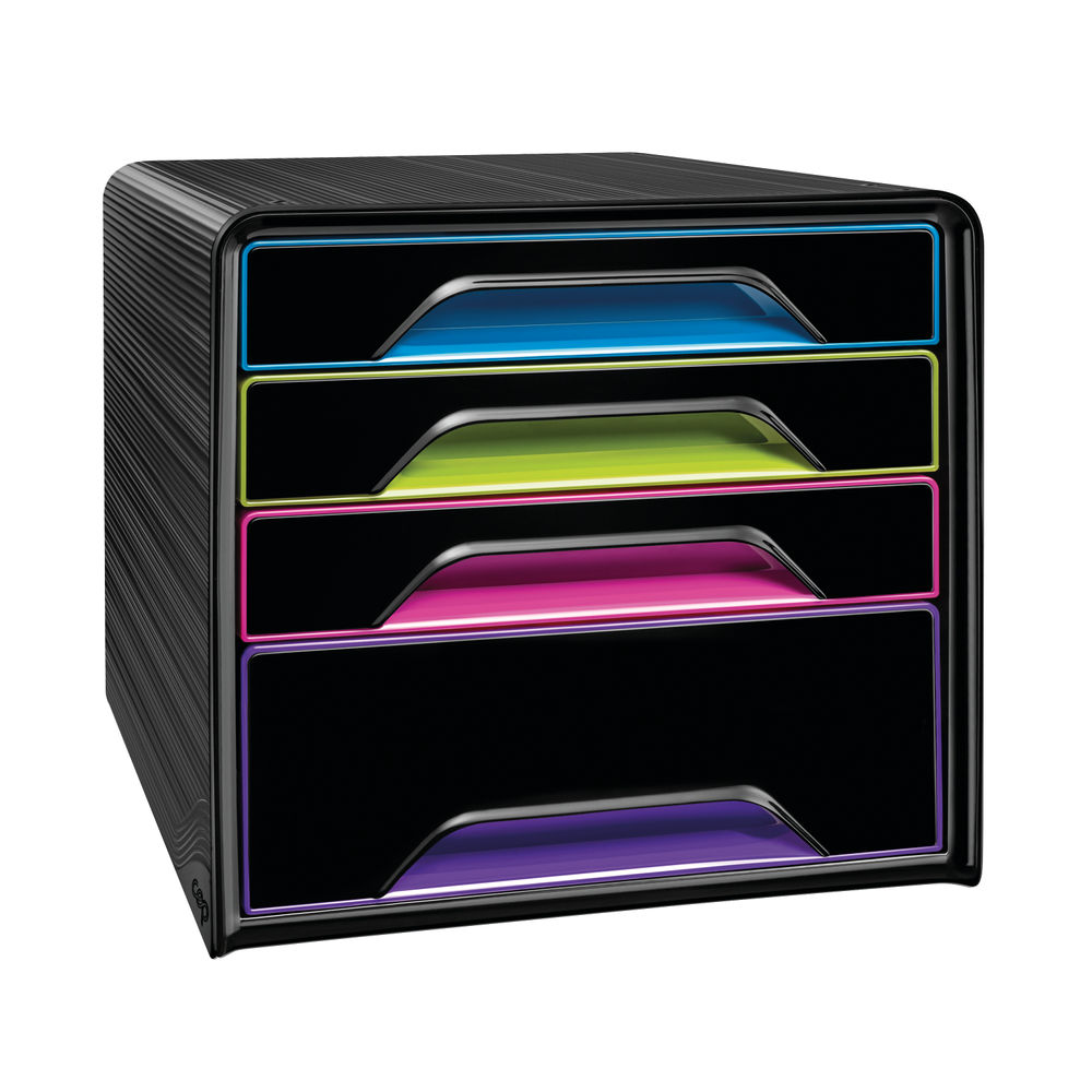 CEP Black/Multicolour Smoove 4 Drawer Set  - 7-113 GM Arctic