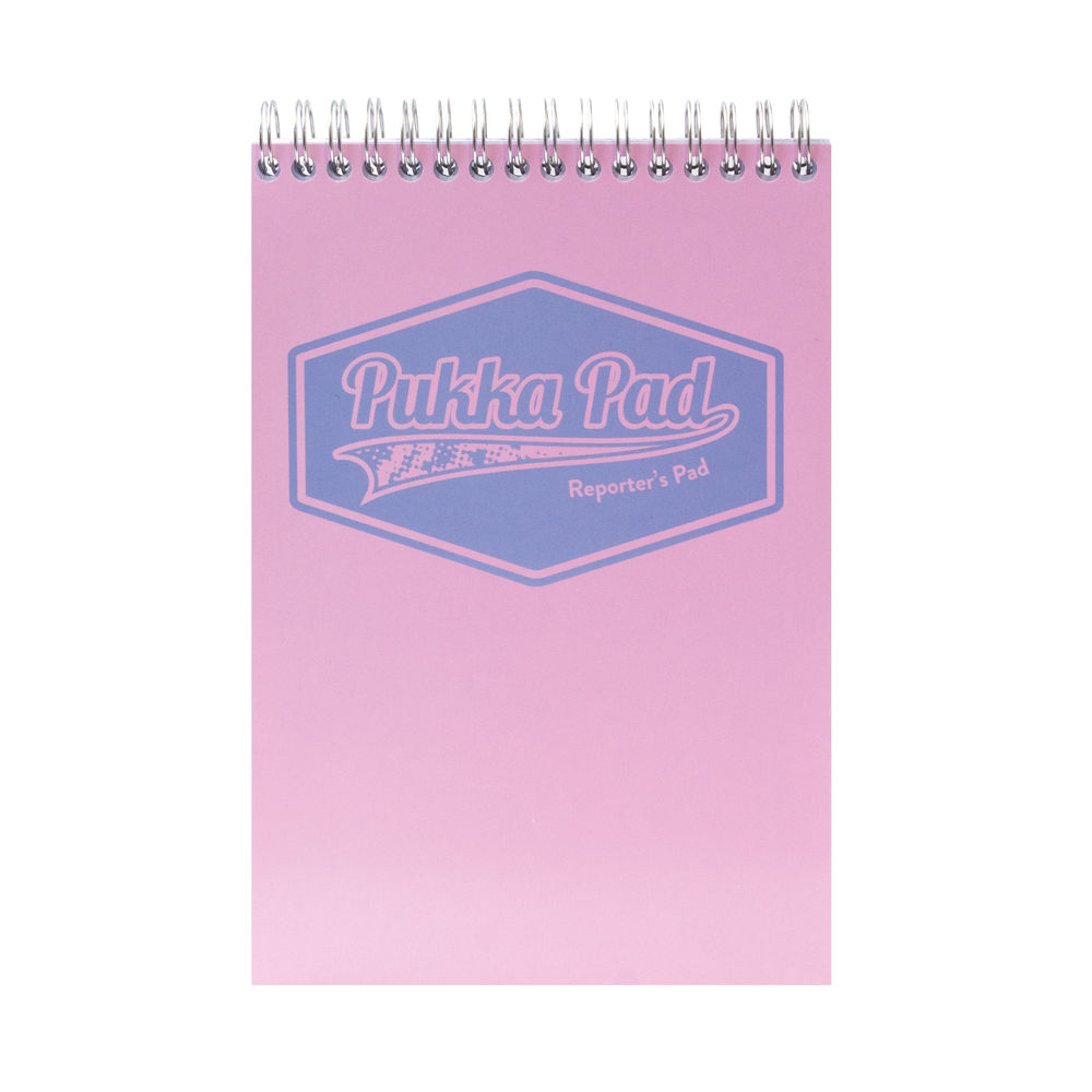 Pukka Pad Assorted Pastel Reporters Notepad (Pack of 3)