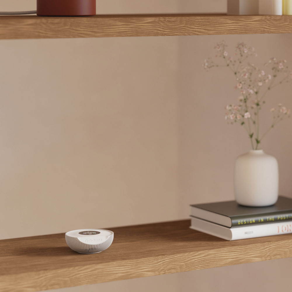 Nooku Mini Indoor Air Quality Monitor White/Grey