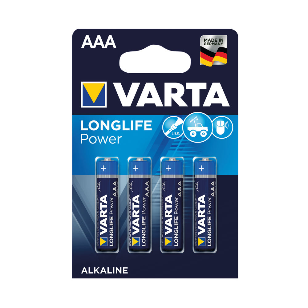 Varta AAA High Energy Battery Alkaline (Pack of 4) 4903620414