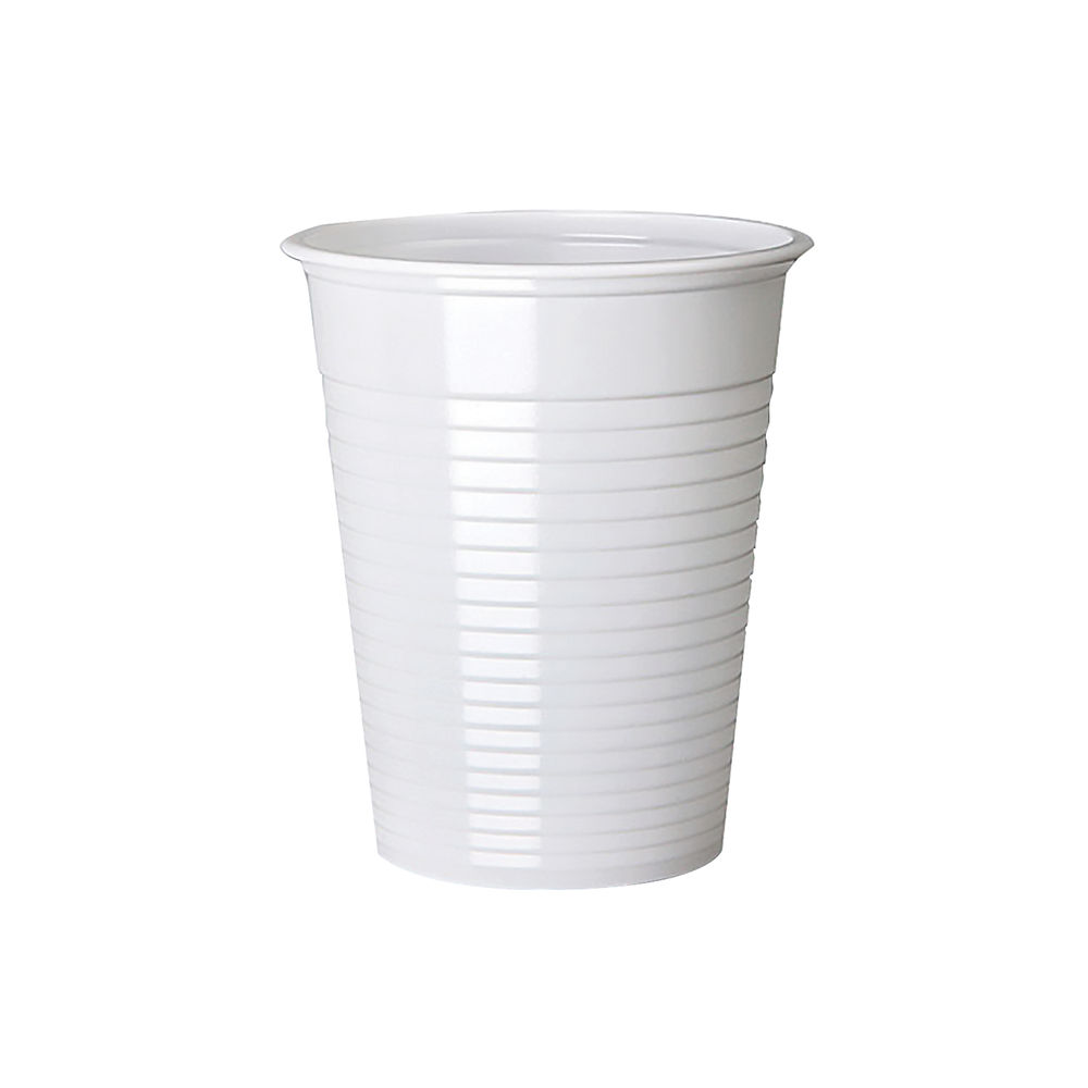 MyCafé 7oz White Plastic Cups, Pack of 1000 | CPD81140