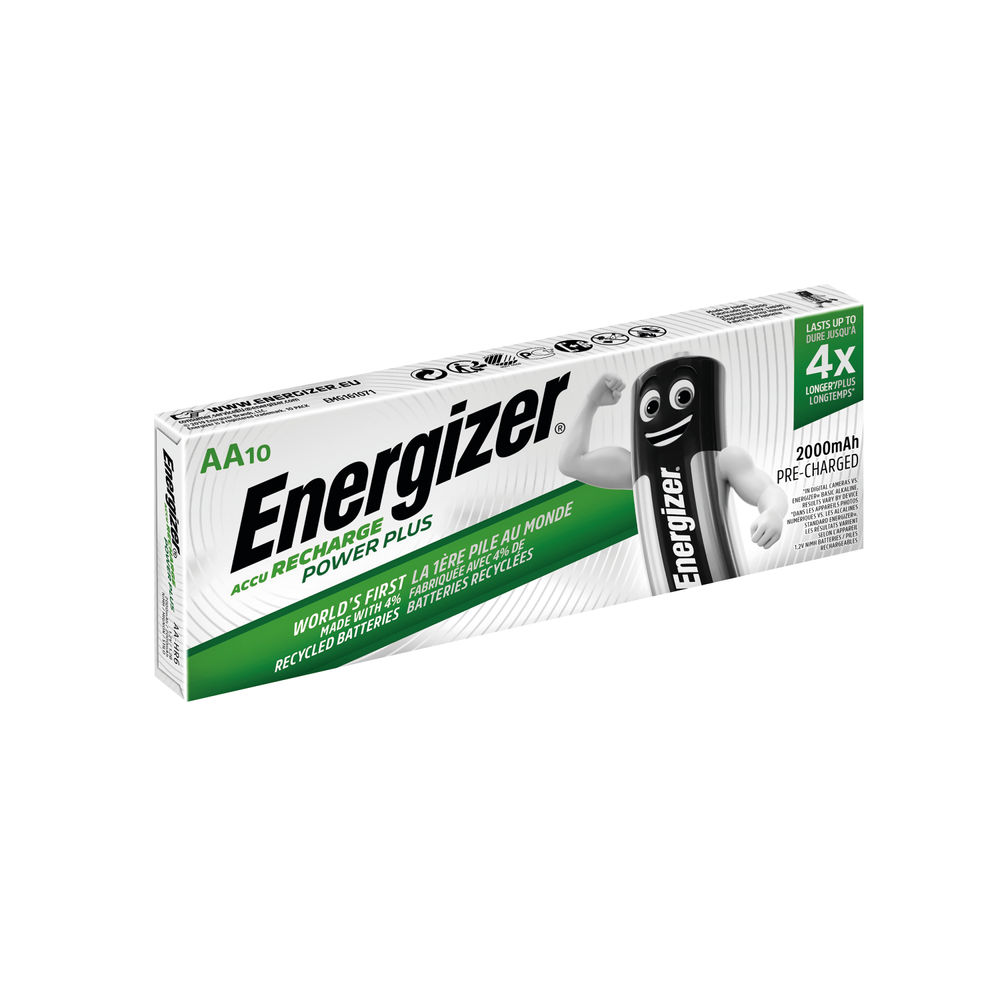 Energizer Rechargable AA Batteries 2000mAh (Pack of 10) 634354