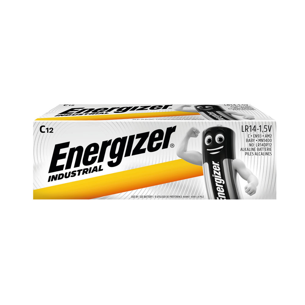 Energizer C Industrial Batteries (Pack of 12) 636107