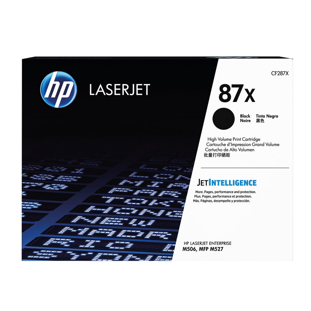 HP 87X High Capacity Black Toner Cartridge | CF287X