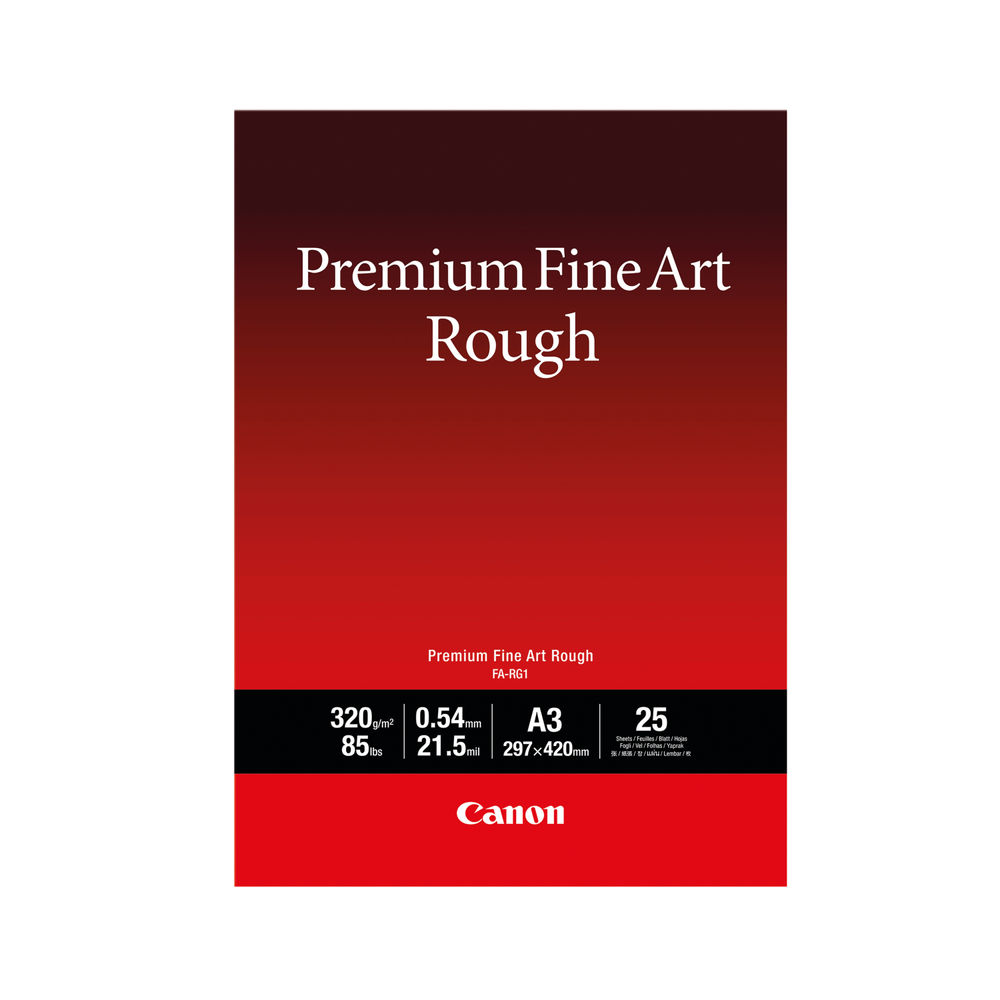 Canon FA-RG1 A3 Photo Paper Premium FineArt Rough (Pack of 25)