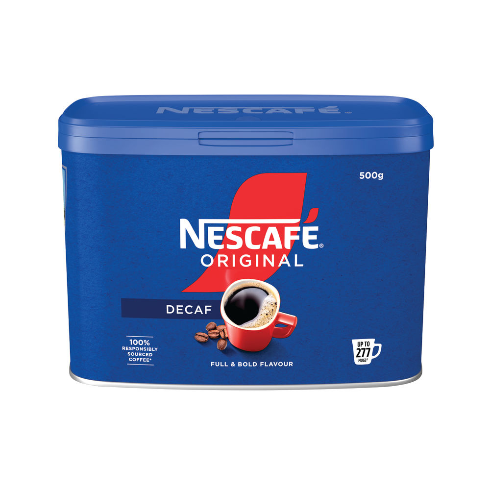 Nescafe Original Decaffeinated Instant Coffee 500g Tin 12315569