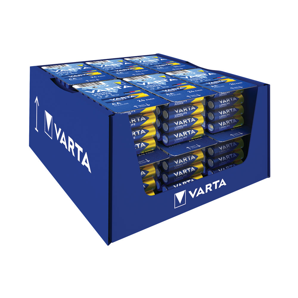 Varta Long Life  Alkaline AA Batteries (Pack of 24) – 4906301124
