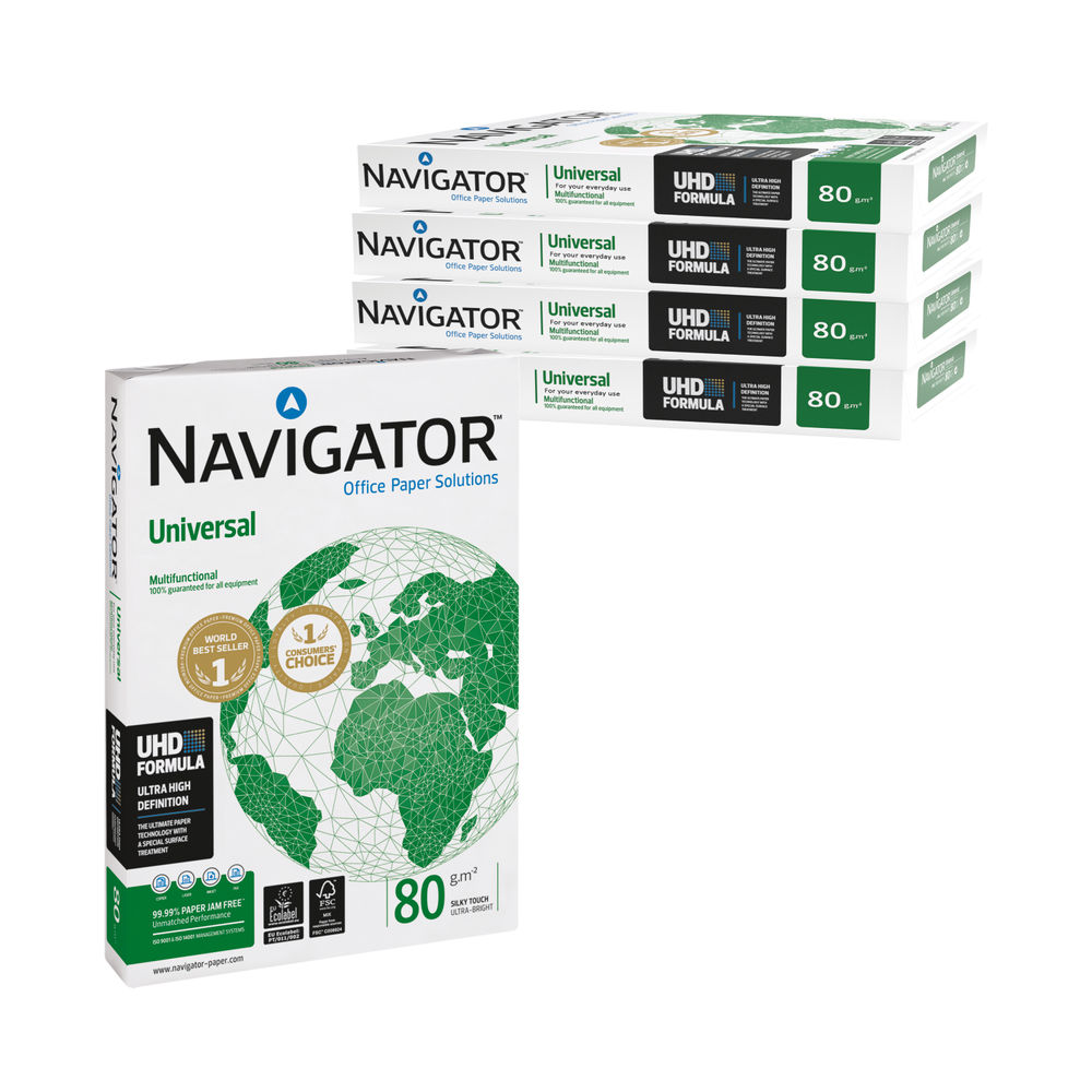 Navigator A3 Universal White Paper (Pack of 2500) NAVA380
