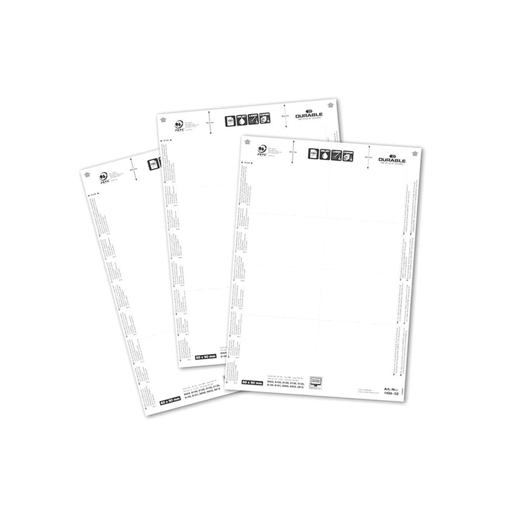 Durable 60 x 90mm Badgemaker Inserts (Pack of 160)