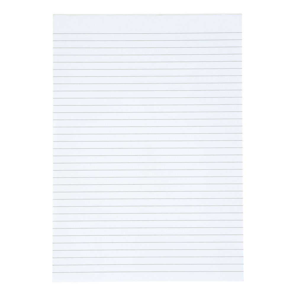 5 Star Memo Pad Headbound 60gsm Ruled 160pp A4 White Paper (Pack of 10)