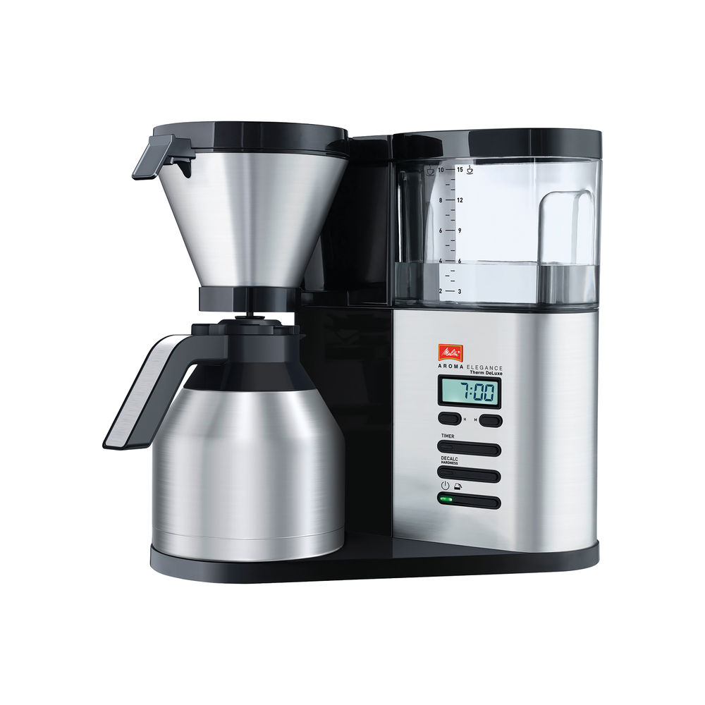 Melitta Aromaelegance Therm Deluxe Filter Coffee Maker Silv/Blk ML8112