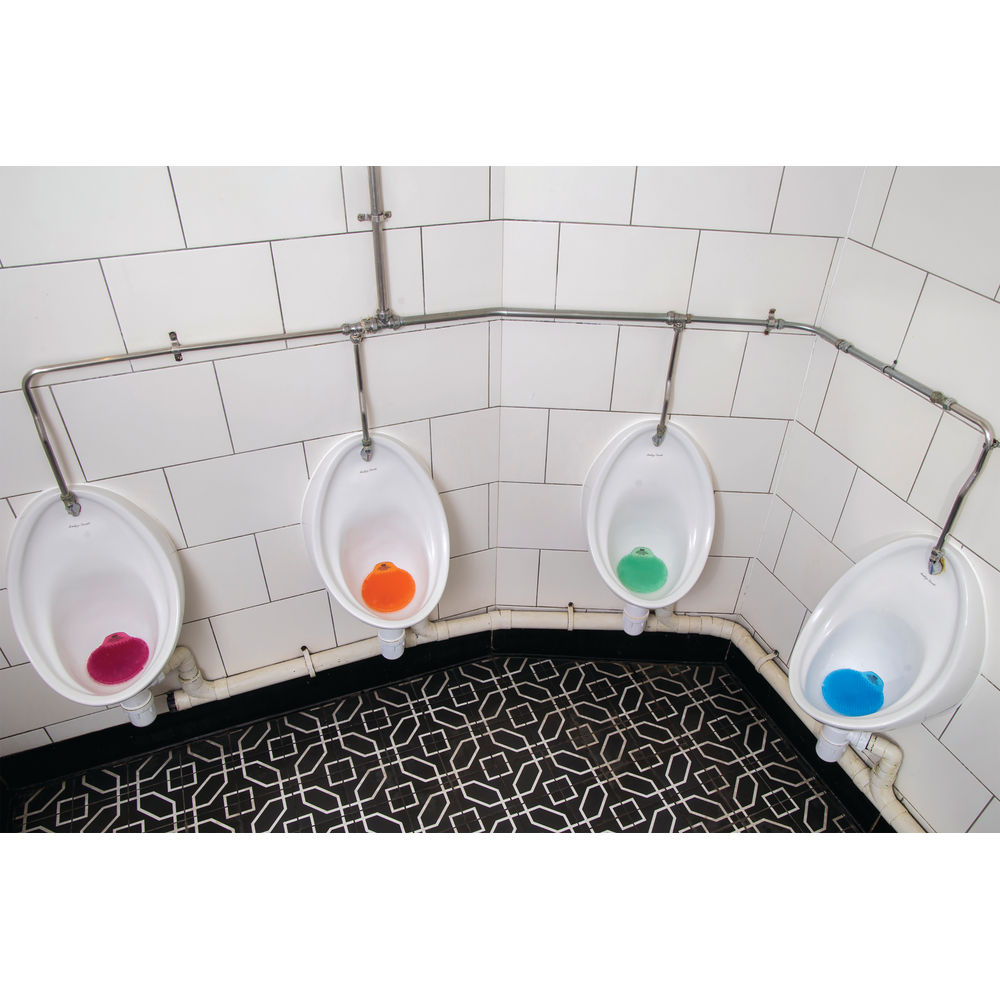 P-Wave Honeysuckle Slant6 Urinal Screens (Pack of 10)