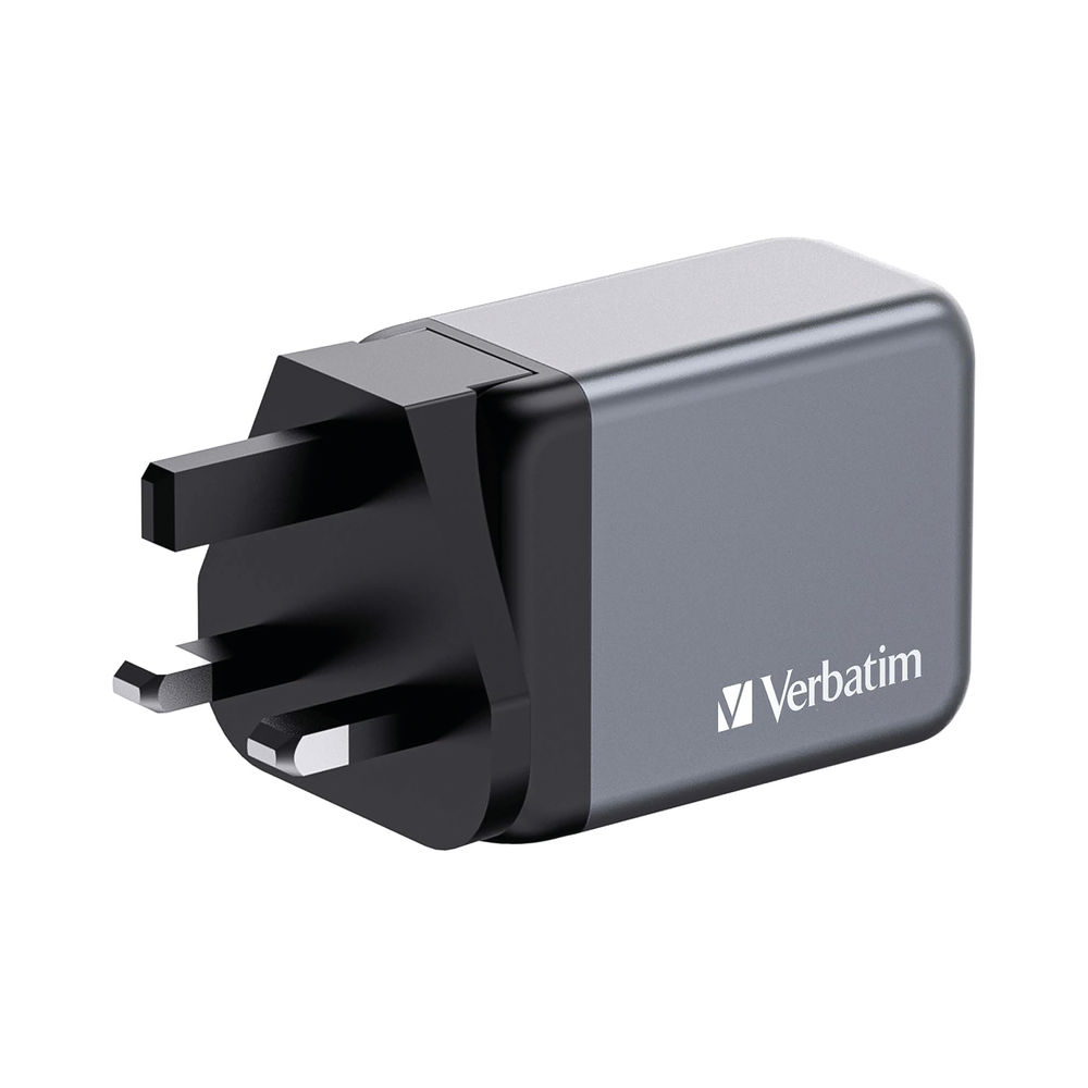 Verbatim GNC-65 GaN 65W 3 Port Charger