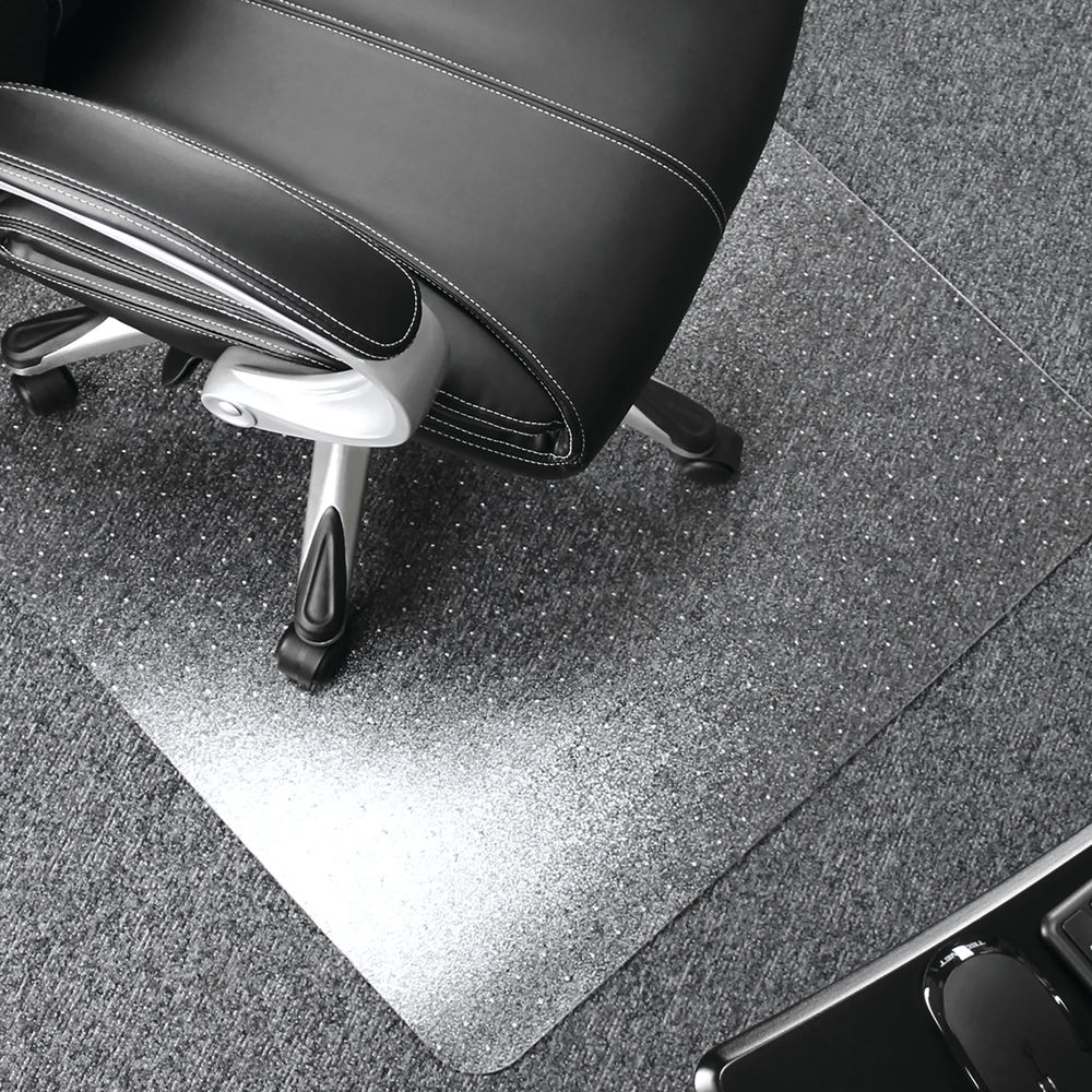Floortex Ultimat® Polycarbonate 1520 x 1210mm Rectangular Carpet Chair Mat