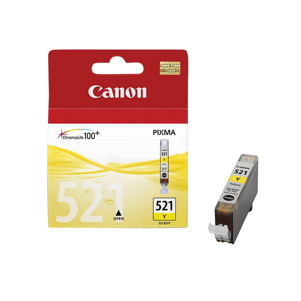 Canon CLI-521 Yellow Ink Cartridge - 2936B001